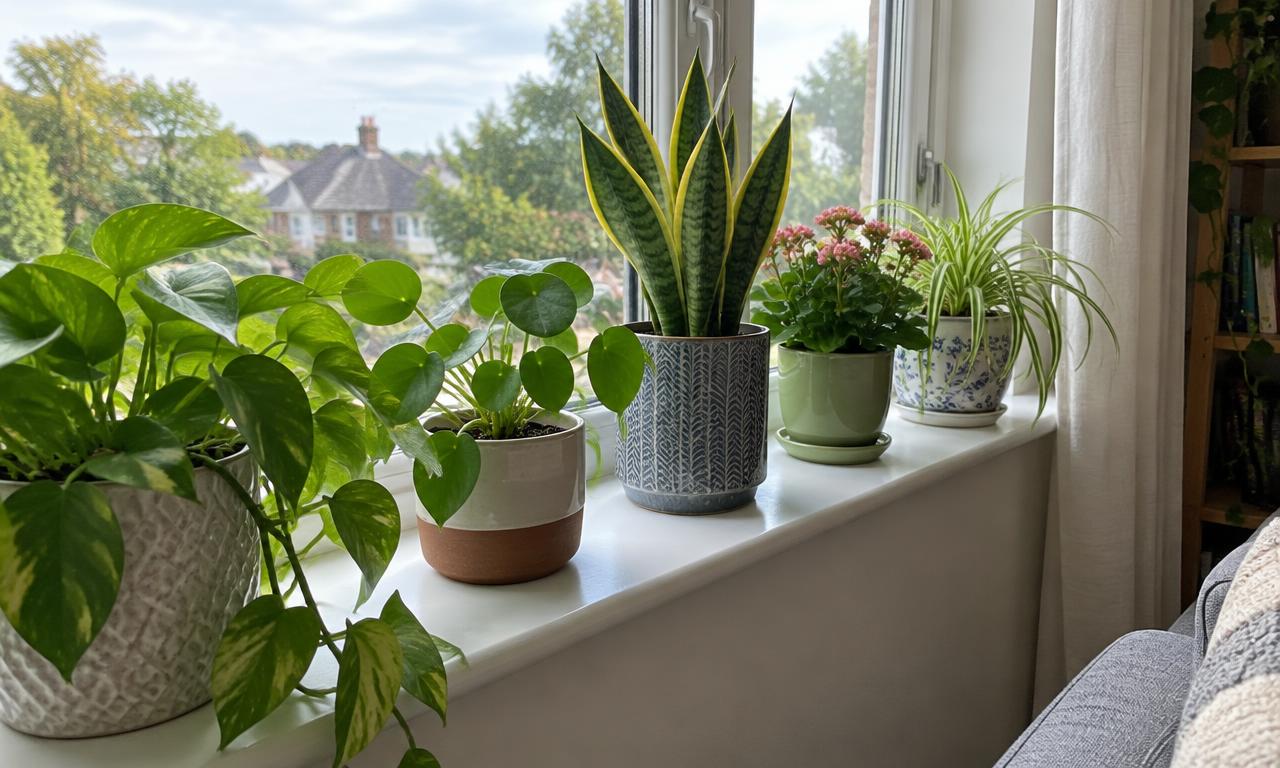 Une fenêtre claire : le meilleur point de départ pour la plupart des plantes.